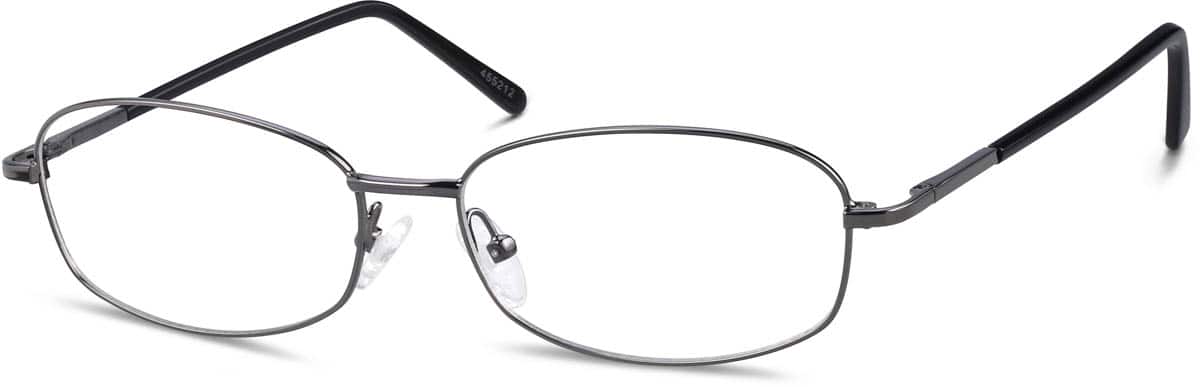 Angle view of Rectangle Glasses 455212 in Gray