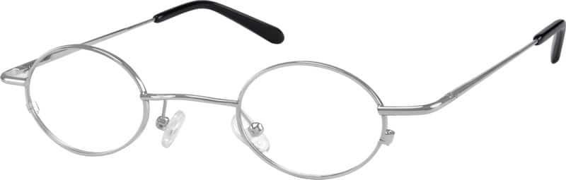 Angle view of Round Glasses 462211 in Silver