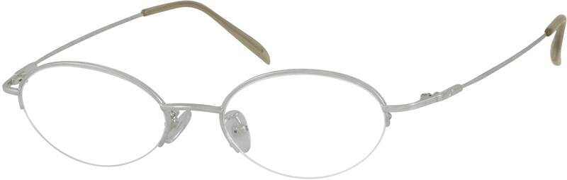 Angle view of Lentes Ovalados 463511 in Plata