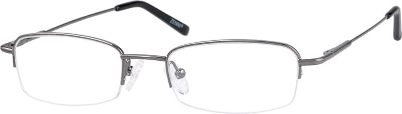 Angle view of Lentes Rectangulares 464512 in Gris