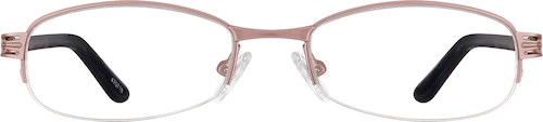 470719 Stainless Steel Half-Rim Frame with Acetate Temples (Same Appearance as Frame #9707)