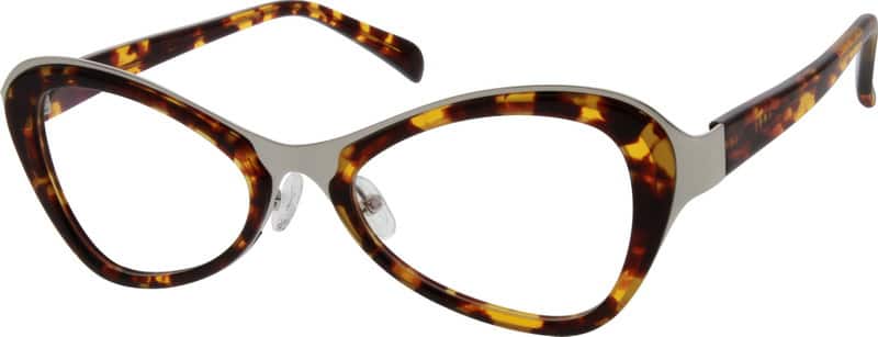Angle view of Gafas estilo ojo de gato 533625 in Carey