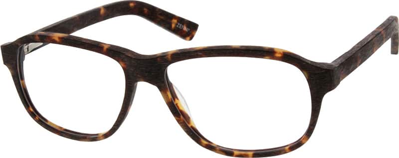 Angle view of Square Glasses 637425 in Tortoiseshell