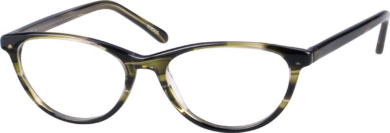 Angle view of Oval Glasses 638935 in Pattern