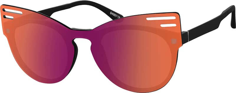 Angle view of Round Magnetic Snap-On Sete 6498719 in Pink