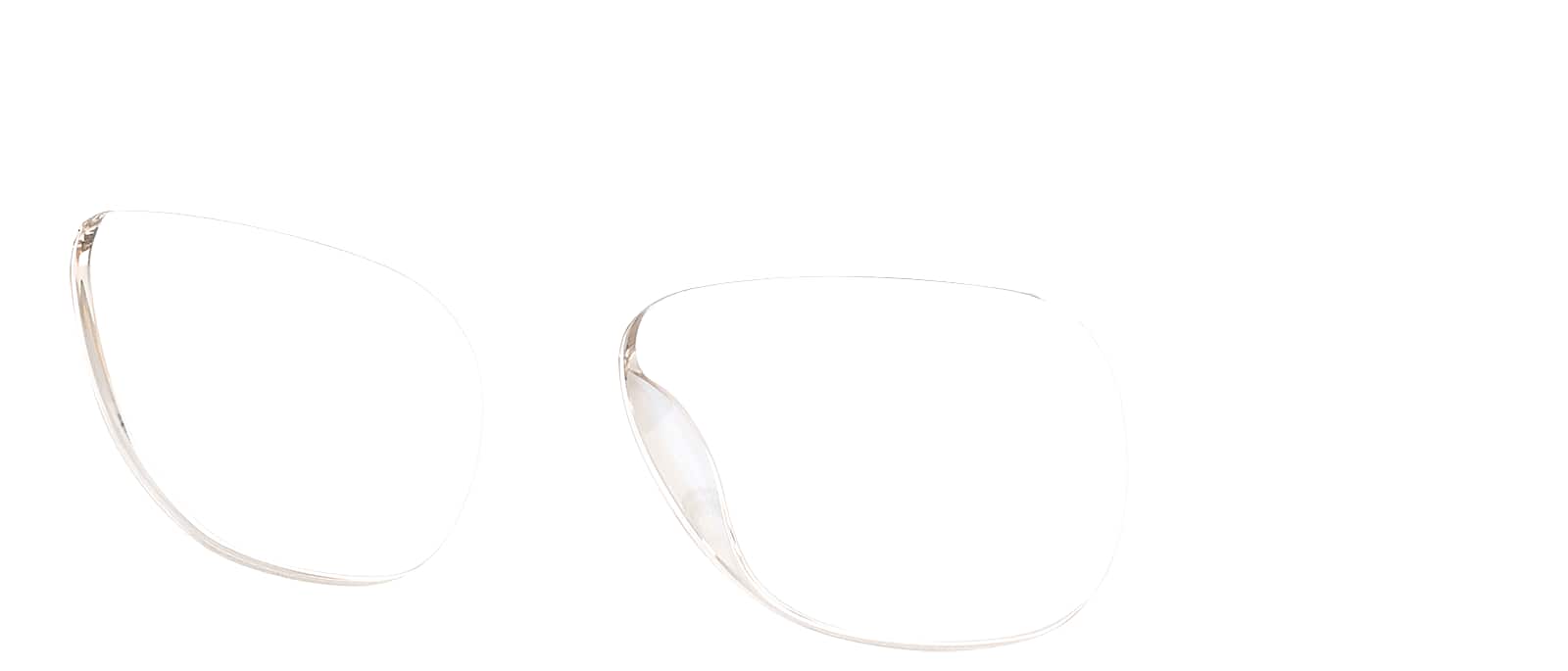 Angle view of Square Glasses 662915 in Tawny