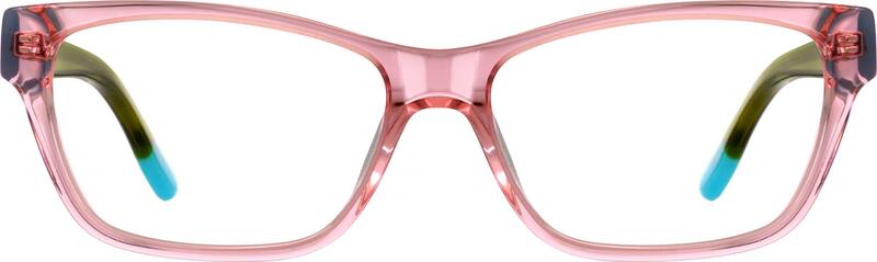 Pink Kids’ Rectangle Glasses