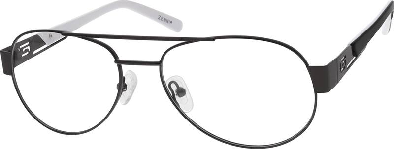 Angle view of Aviator Glasses 677212 in Gray