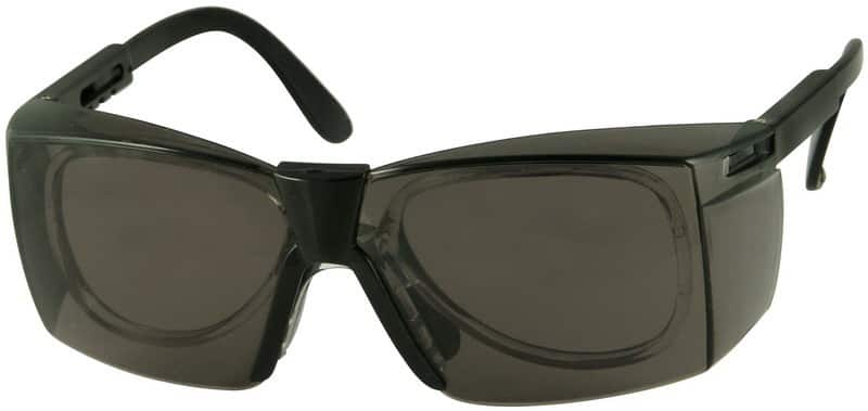Angle view of Tinted Prescription Goggles 702112 in Gray