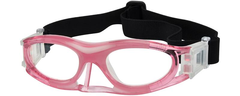 Angle view of Prescription Sports Glasses 740119 in Pink