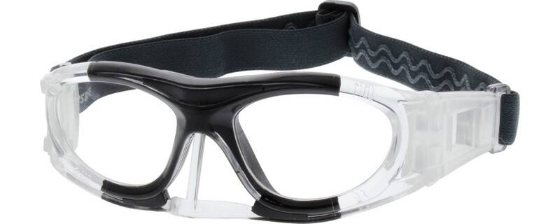 Angle view of Prescription Sports Glasses 740421 in Black