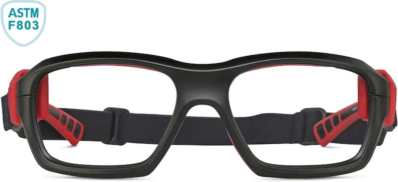 Bulls Black and Red Sport Protective Goggles