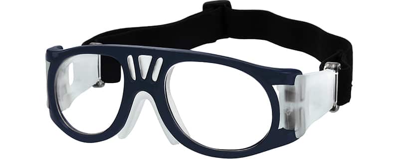 Angle view of Prescription Sports Glasses 744116 in Blue