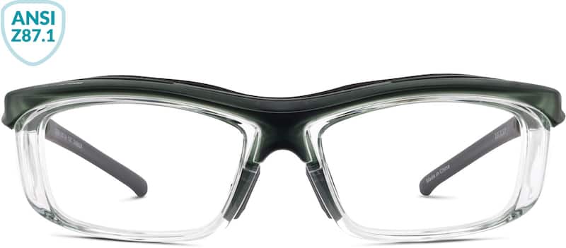 Green Z87.1 Safety Glasses