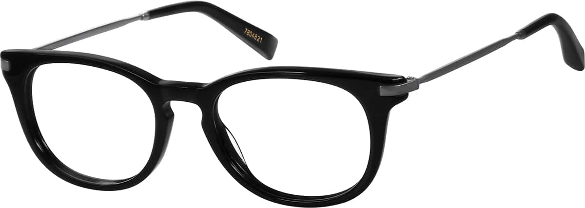 Angle view of Anteojos Ovalados Sullivan 7804821 in Negro