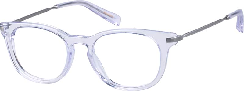 Angle view of Sullivan Oval Eyeglasses 7804823 in Clear
