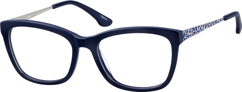 Angle view of Gafas estilo ojo de gato 7806316 in Azul