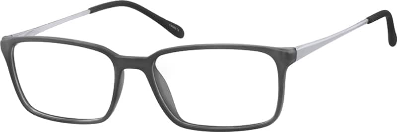 Angle view of Rectangle Glasses 7806512 in Gray