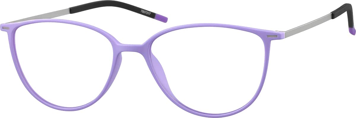 Angle view of Lentes Estillo Ojo de Gato 7807317 in Lavanda