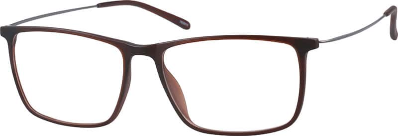 Angle view of Anteojos rectangulares 7808415 in Marrón