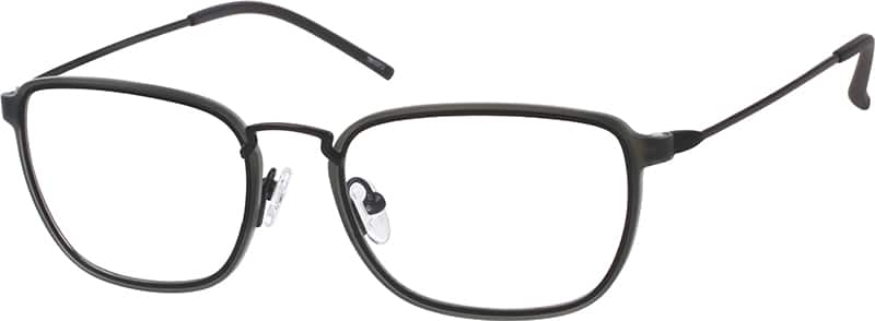 Angle view of Anteojos rectangulares 7810312 in Negro