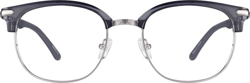 Gray Browline Glasses