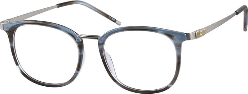 Angle view of Square Glasses 7812039 in Agate