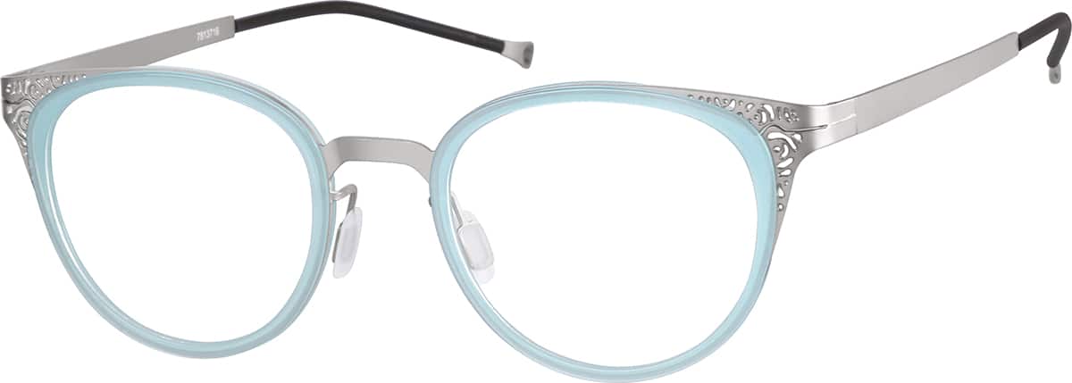 Angle view of Lentes Redondos 7813716 in Azul