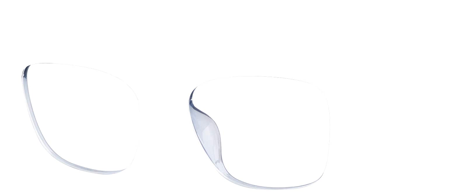 Angle view of Square Glasses 7816816 in Blue