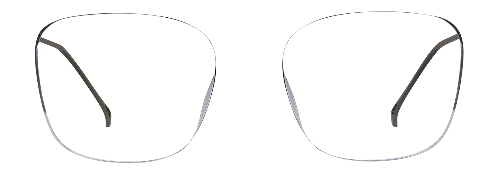 Front view of Square Glasses 7816816 in Blue