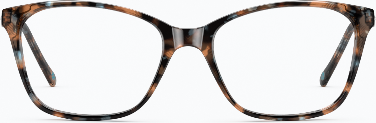 Front view of Square Glasses 7821215 in Brown