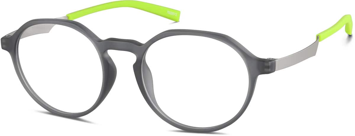 Angle view of Anteojos redondos 7829512 in Gris