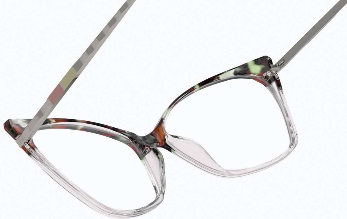See-through view of Cat-Eye Glasses 7831239 in Pattern