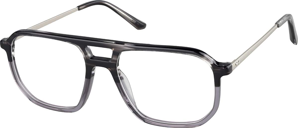 Angle view of Aviator Glasses 7834412 in Gray