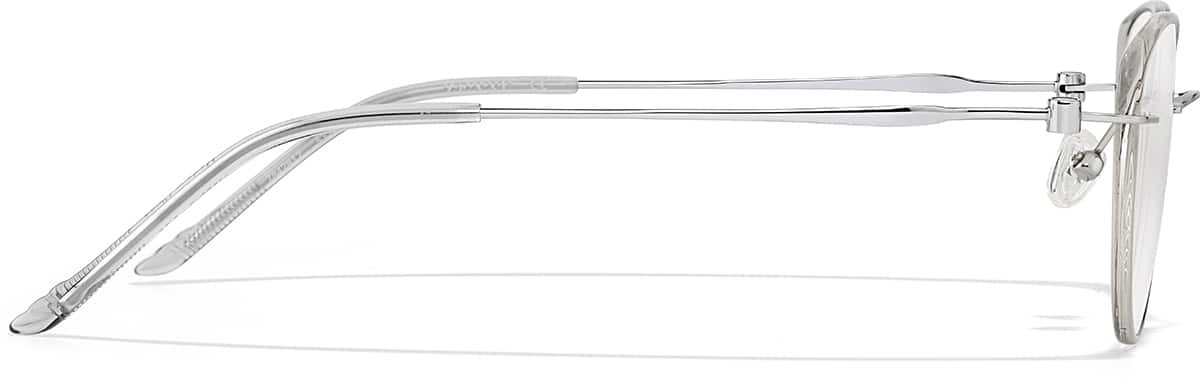 Side view of Lightweight Cat-eye Glasses 7842812 in Gray