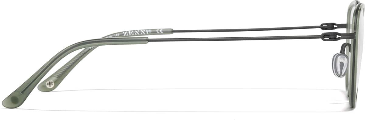 Side view of Cat-eye Glasses 7843212 in Sage