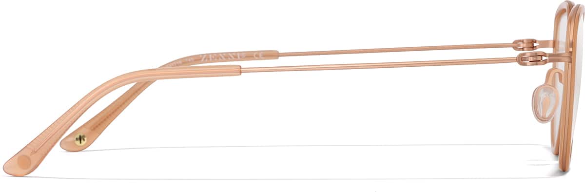 Side view of Cat-eye Glasses 7843219 in Blush