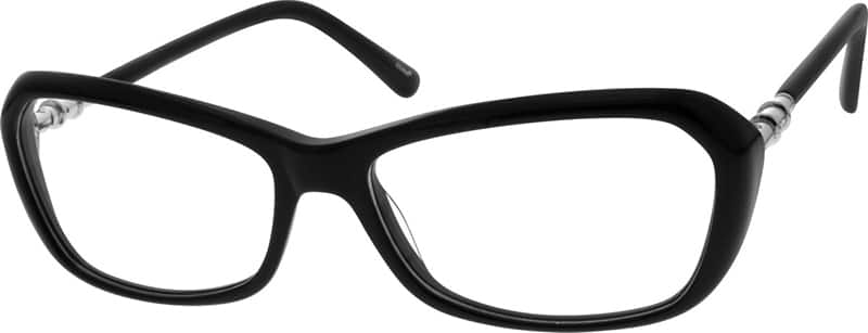 Angle view of Cat-Eye Glasses 784421 in Black