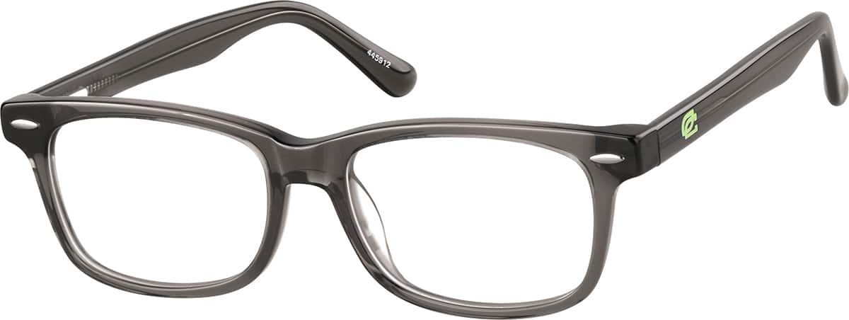 Angle view of OpTic Chicago Eyeglasses 99100912 in Gray