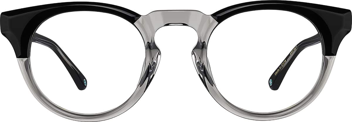 Front view of Fourth Quarter Glasses 99113421 in Black