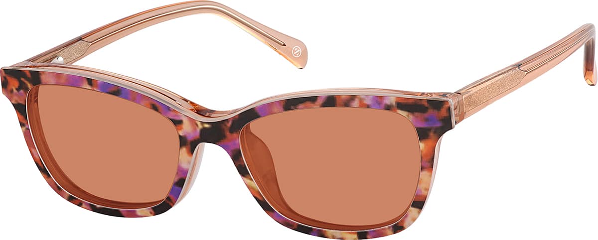 Angle view of Rectangle Magnetic Snap-On Set 99114019 in Pink