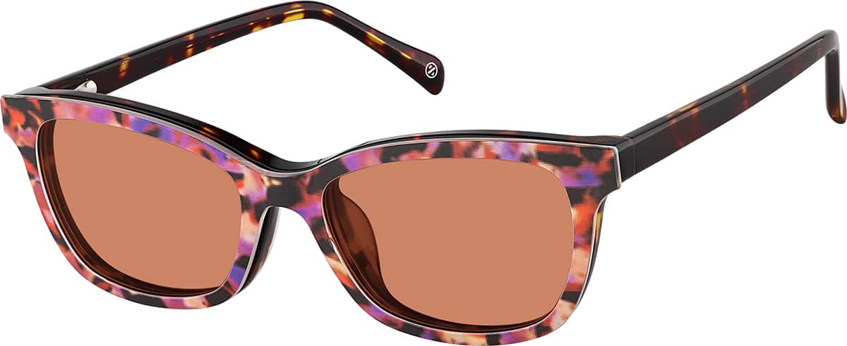 Angle view of Rectangle Magnetic Snap-On Set 99114025 in Tortoiseshell