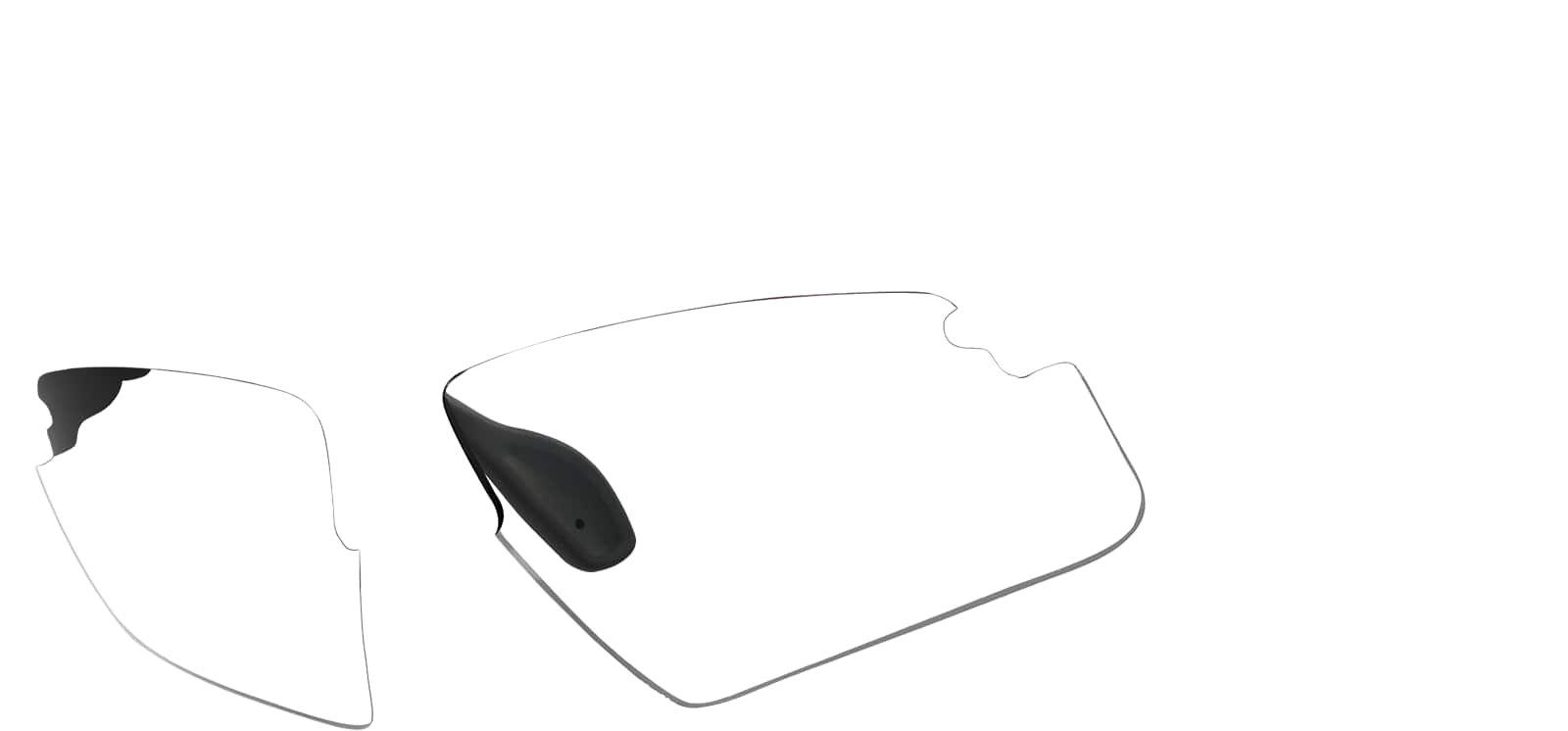 Angle view of Trail Jam - Wrap-Around Sports Sunglasses (Larger Lenses) 99115121 in Black
