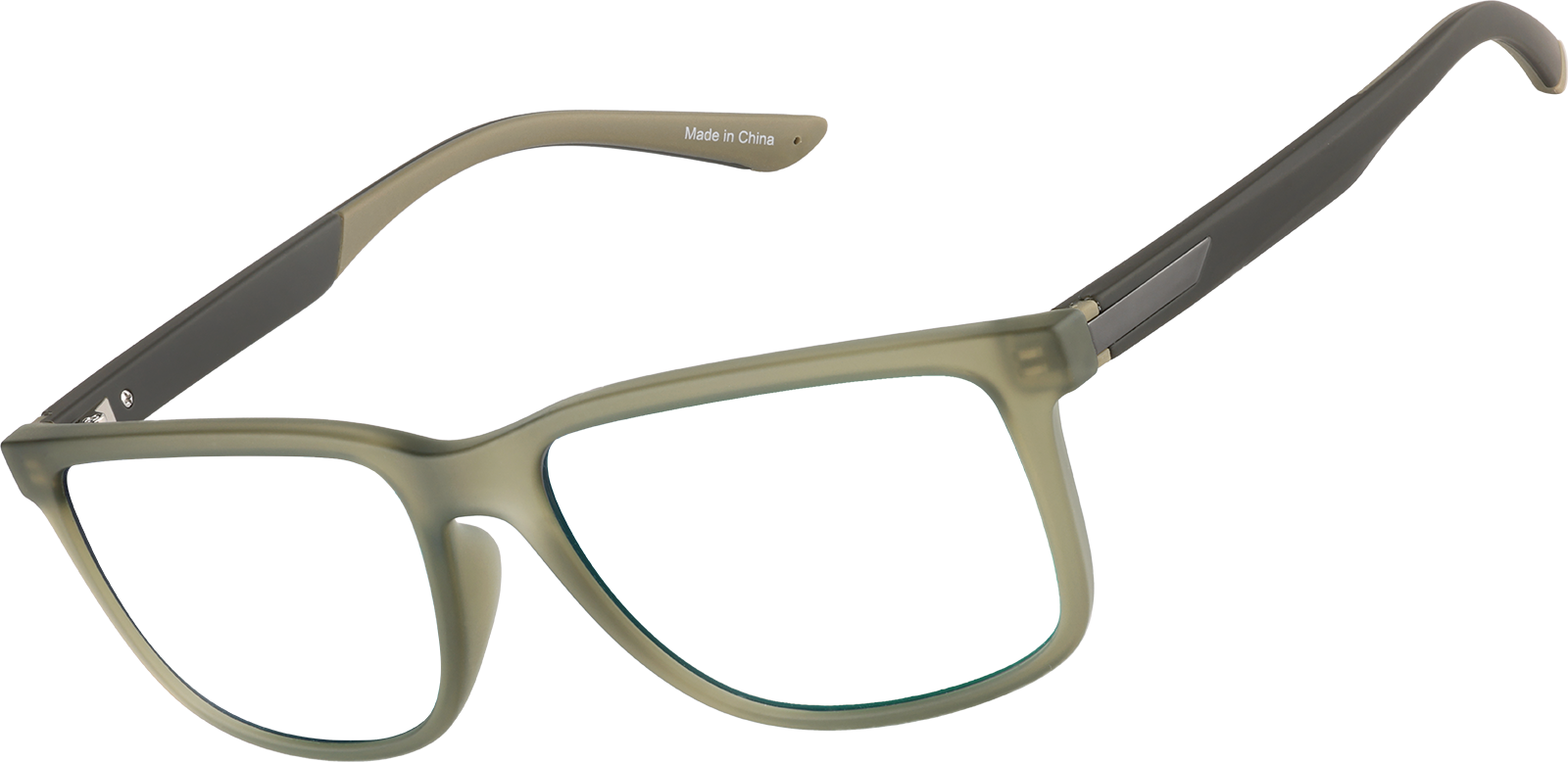 Angle view of Zunnies -Rectangle Sports Sunglasses 99115524 in Green