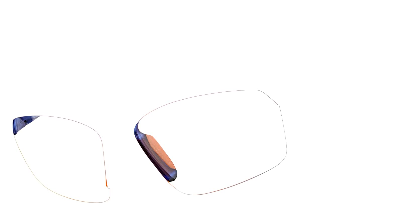 Angle view of Zunnies -Wrap-Around Sports Sunglasses 99115816 in Blue