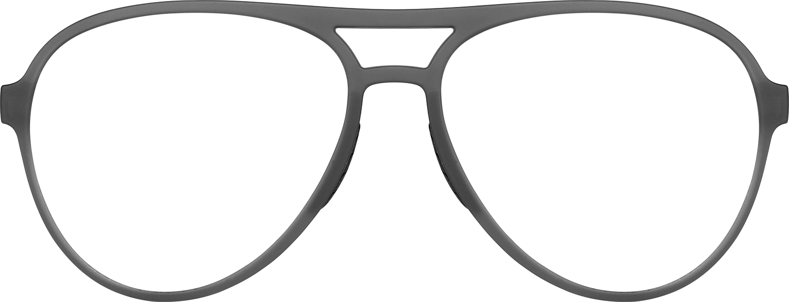 Front view of Zunnies -Aviator Sunglasses 99115912 in Gray