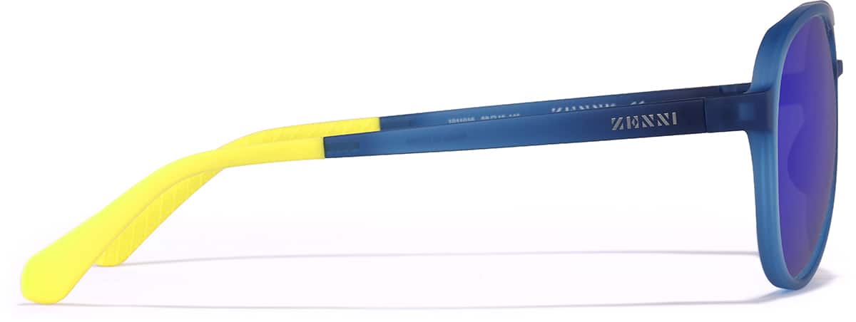 Side view of Zunnies -Aviator Sunglasses 99115916 in Blue