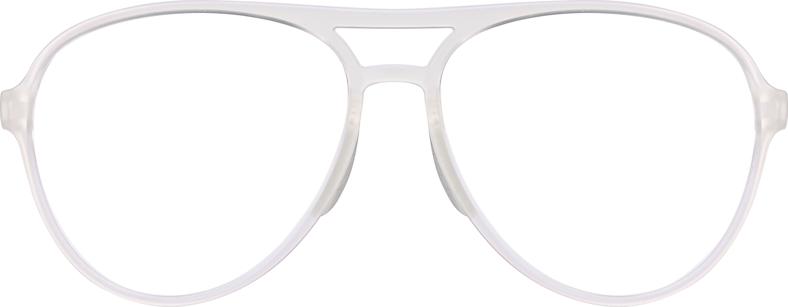 Front view of Zunnies -Aviator Sunglasses 99115923 in Clear