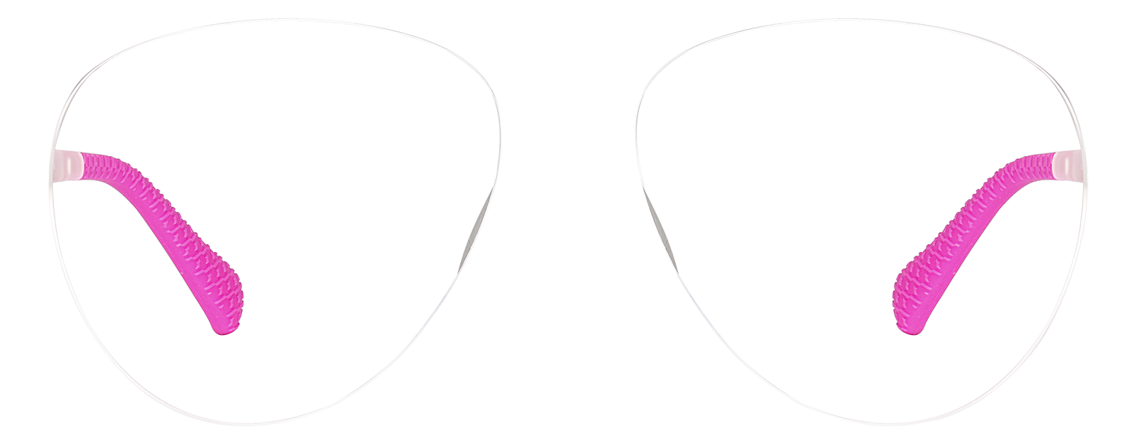 Front view of Zunnies -Aviator Sunglasses 99115923 in Clear