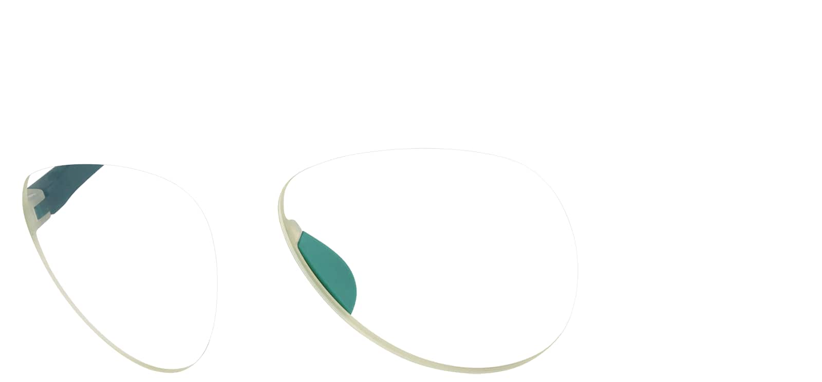 Angle view of Zunnies -Aviator Sunglasses 99115924 in Green